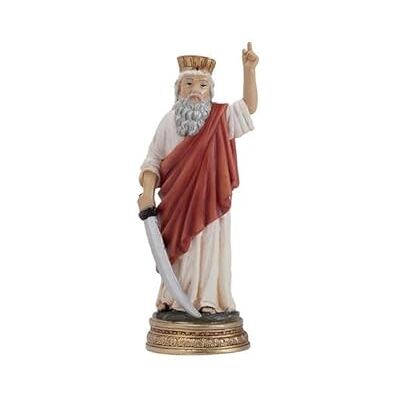 DRW Figur San Elias Harz handbemalt, 13 cm DRW Figur San Elias Harz handbemalt, 13 cm