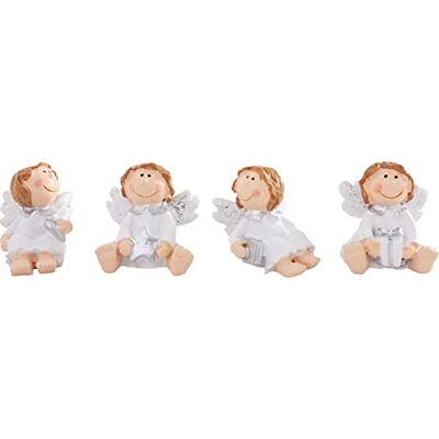 VBS Mini Engel Abbie 4 STK Polyresin Figuren 3.0-3.2 cm VBS Mini Engel Abbie 4 STK Polyresin Figuren 3.0-3.2 cm