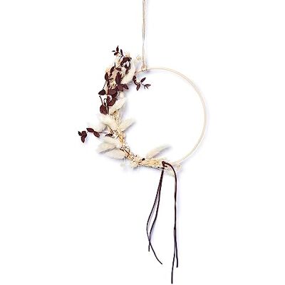 HEITMANN DECO Trockenblumen Kranz, beige, ca. 20cm HEITMANN DECO Trockenblumen Kranz, beige, ca. 20cm