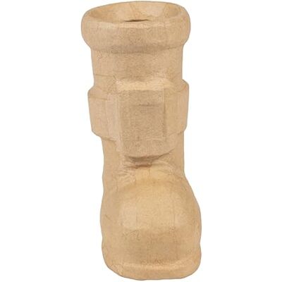 décopatch NO065C Vase Nikolausstiefel, wasserdicht, zum Dekorieren, für Weihnachten, 12,5x8x18cm, Kartonbraun, 1 Stück décopatch NO065C Vase Nikolausstiefel, wasserdicht, zum Dekorieren, für Weihnachten, 12,5x8x18cm, Kartonbraun, 1 Stück
