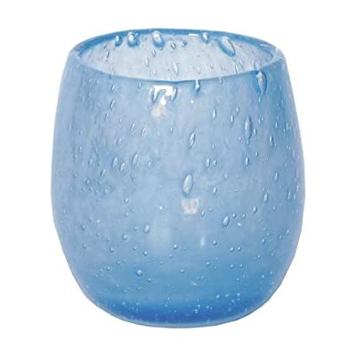 CRISTALICA Kerzenglas Windlicht Sommer Bub 11 cm Votiv Kerzenhalter blau CRISTALICA Kerzenglas Windlicht Sommer Bub 11 cm Votiv Kerzenhalter blau