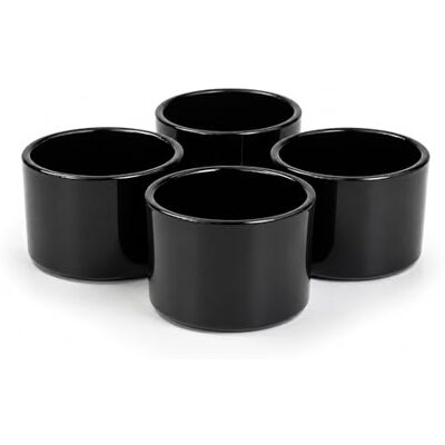 Creativery Teelichtgläser 5,1 x 3,3 cm Glas 4er Set runde Teelichthalter für Teelichter bis 38 mm Kerzengläser für kleine Kerzen & Votivkerzen bis Ø 4 cm Schwarz Creativery Teelichtgläser 5,1 x 3,3 cm Glas 4er Set runde Teelichthalter für Teelichter bis 38 mm Kerzengläser für kleine Kerzen & Votivkerzen bis Ø 4 cm Schwarz