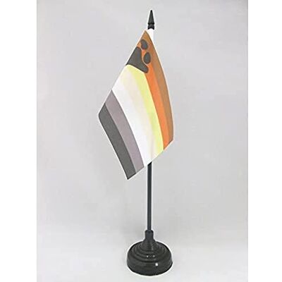 AZ FLAG Tischflagge Regenbogen Bär 15x10 cm Polyester 100D Kunststoffsockel Für innen Schwul Tischflagge genähte Ausführung mit verstärkten Kanten mit Kunststoffstab 100D Polyester AZ FLAG Tischflagge Regenbogen Bär 15x10 cm Polyester 100D Kunststoffsockel Für innen Schwul Tischflagge genähte Ausführung mit verstärkten Kanten mit Kunststoffstab 100D Polyester