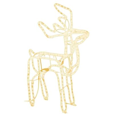 vidaXL Weihnachtsbeleuchtung Rentier Warmweiß Beleuchtet Lichtschlauch Weihnachtsdeko Weihnachten Dekofigur Weihnachtsdekoration 76x42x87cm vidaXL Weihnachtsbeleuchtung Rentier Warmweiß Beleuchtet Lichtschlauch Weihnachtsdeko Weihnachten Dekofigur Weihnachtsdekoration 76x42x87cm