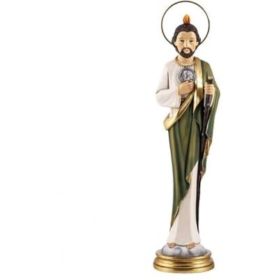 Inmaculada Romero IR Figur des Heiligen Judas Thaddäus 30 cm. Harzgrundmuster aus schwierigen Gründen. Unisex. Länge (cm): 30. Inmaculada Romero IR Figur des Heiligen Judas Thaddäus 30 cm. Harzgrundmuster aus schwierigen Gründen. Unisex. Länge (cm): 30.