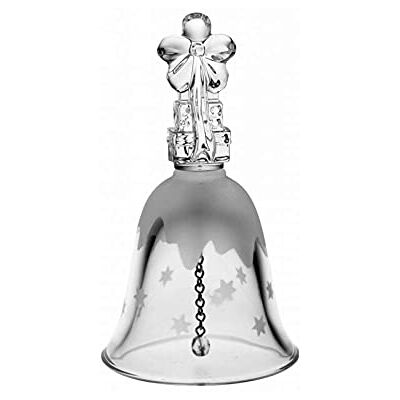 CRISTALICA Tischglocke Geschenk Christmas Imperial 12cm Weihnachten Klingel Bleikristallglas CRISTALICA Tischglocke Geschenk Christmas Imperial 12cm Weihnachten Klingel Bleikristallglas