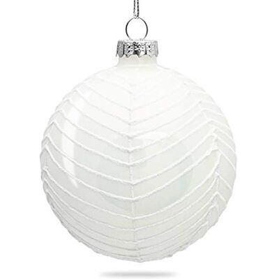 SIKORA Highlights 4er Set ausgefallene Christbaumkugeln besondere Weihnachtskugel Christbaumschmuck aus Glas Weiss 8cm, Farbe Modell:Modell New York Weiss, Höhe in cm:8 cm SIKORA Highlights 4er Set ausgefallene Christbaumkugeln besondere Weihnachtskugel Christbaumschmuck aus Glas Weiss 8cm, Farbe Modell:Modell New York Weiss, Höhe in cm:8 cm
