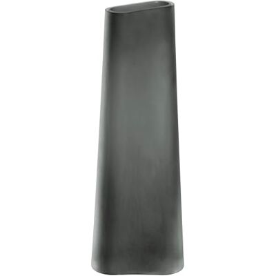 LEONARDO HOME TURNO Vase • 1 Stück • Graue Glasvase mit matter Oberfläche • Blickfänger für daheim • Schlichtes Design für den Wohnbereich • Blumenvase für einzelne Blumen • Höhe 34 cm • grau • 055264 LEONARDO HOME TURNO Vase • 1 Stück • Graue Glasvase mit matter Oberfläche • Blickfänger für daheim • Schlichtes Design für den Wohnbereich • Blumenvase für einzelne Blumen • Höhe 34 cm • grau • 055264