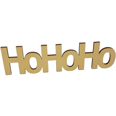 Melis Deko-Schriftzug Hohoho – Weihnachten Weihnachts-deko aus Holz – 20cm Melis Deko-Schriftzug Hohoho – Weihnachten Weihnachts-deko aus Holz – 20cm