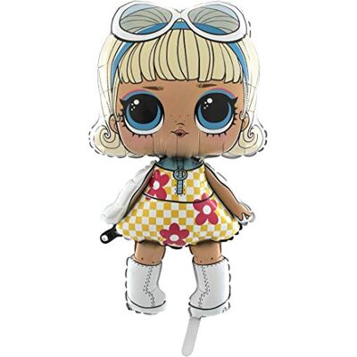 Toyland ® 89 cm (35") LOL Surprise Go Go Gurl Folienballon Partydekoration Toyland ® 89 cm (35") LOL Surprise Go Go Gurl Folienballon Partydekoration