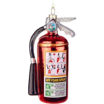 BRUBAKER Feuerlöscher Weihnachtskugel aus Glas Handbemalt Mundgeblasen Feuerwehr Christbaumschmuck Lustig Christbaumkugel Figuren Weihnachtsdeko Anhänger Deko Baumkugel BRUBAKER Feuerlöscher Weihnachtskugel aus Glas Handbemalt Mundgeblasen Feuerwehr Christbaumschmuck Lustig Christbaumkugel Figuren Weihnachtsdeko Anhänger Deko Baumkugel