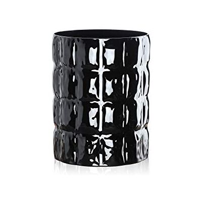 Kartell 1225E6 Vase Matelasse, 30 x 23 cm, glänzend schwarz Ein Blumentopf in runder Form, bunt und lustig, ideal für jeden Raum des Hauses. Die Besonderheit dieses ist Kartell 1225E6 Vase Matelasse, 30 x 23 cm, glänzend schwarz Ein Blumentopf in runder Form, bunt und lustig, ideal für jeden Raum des Hauses. Die Besonderheit dieses ist
