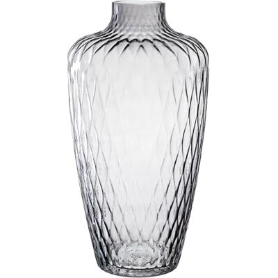 LEONARDO HOME Giulia Vase • 1 Stück • Blumenvase aus grauem Glas • ⌀7,2 cm • Stilvolle Vase mit haptischer Optik • Glasvase für kreative Blumensträuße • Zeitloses Design • Höhe 38 cm • grau • 055287 LEONARDO HOME Giulia Vase • 1 Stück • Blumenvase aus grauem Glas • ⌀7,2 cm • Stilvolle Vase mit haptischer Optik • Glasvase für kreative Blumensträuße • Zeitloses Design • Höhe 38 cm • grau • 055287