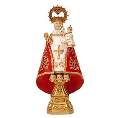 DRW Virgin Covadonga 10 cm Harz Schutzpatron von Asturien in PVC-Box mit Geschichte DRW Virgin Covadonga 10 cm Harz Schutzpatron von Asturien in PVC-Box mit Geschichte