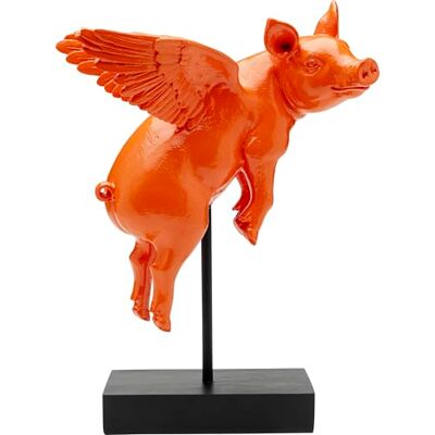 Kare Design Deko Figur Flying Pig, Orange, Deko Objekt, Wohnaccessoires, Schweine, Tiermotiv, 29x16x40 cm (H/B/T) Kare Design Deko Figur Flying Pig, Orange, Deko Objekt, Wohnaccessoires, Schweine, Tiermotiv, 29x16x40 cm (H/B/T)