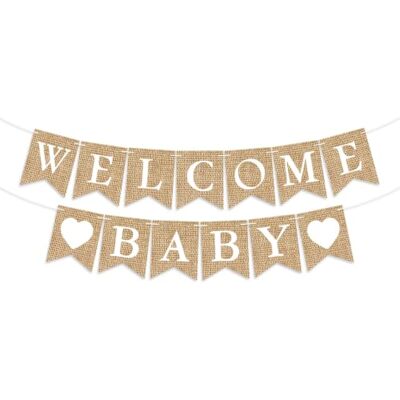 Feztgvofa Welcome Home Baby, Vintage Leinen Welcome Baby, Willkommen Zuhause Babies Wimpel, Willkommen Babies, Vintage Buchstaben Wimpel, Für Zuhause Party Empfang Babyparty(13 Stk Wimpeln) Feztgvofa Welcome Home Baby, Vintage Leinen Welcome Baby, Willkommen Zuhause Babies Wimpel, Willkommen Babies, Vintage Buchstaben Wimpel, Für Zuhause Party Empfang Babyparty(13 Stk Wimpeln)