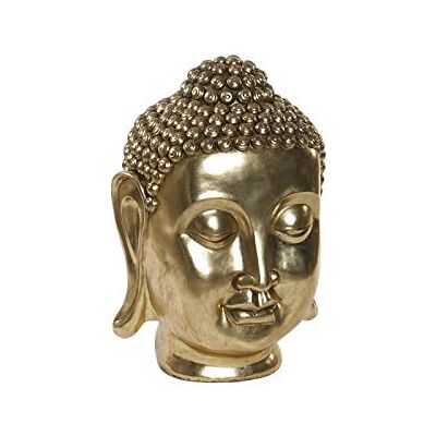 DRW Figur Buddha aus Kunstharz, 55 x 56 x 83 cm, goldfarben DRW Figur Buddha aus Kunstharz, 55 x 56 x 83 cm, goldfarben