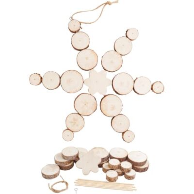 VBS Holz-Bastelset zum Hängen Stern Ø 40cm aus Holz und Metall 27 Teile VBS Holz-Bastelset zum Hängen Stern Ø 40cm aus Holz und Metall 27 Teile