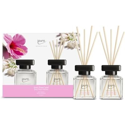 Ipuro Essentials FLOWER BOWL Raumduft Geschenkset 2x50ml Raumerfrischer mit Blumenduft, Mandarine, Bergamotte, Jasmin, Veilchen & Zedernholz Duft Diffuser mit Stäbchen Lufterfrischer Zuhause Ipuro Essentials FLOWER BOWL Raumduft Geschenkset 2x50ml Raumerfrischer mit Blumenduft, Mandarine, Bergamotte, Jasmin, Veilchen & Zedernholz Duft Diffuser mit Stäbchen Lufterfrischer Zuhause
