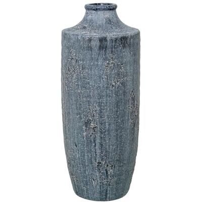 DRW Bodenvase aus Keramik, rustikales Hellgrau, 17 x 17 x 42 cm DRW Bodenvase aus Keramik, rustikales Hellgrau, 17 x 17 x 42 cm