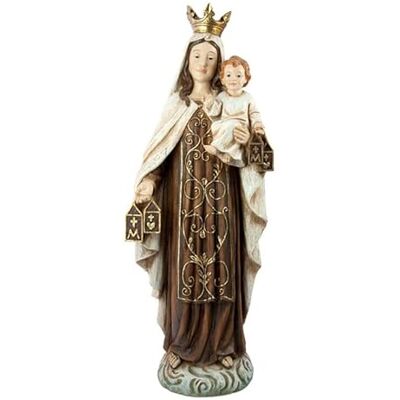 DRW Madonna Figur aus Harz, Antikholz, handbemalt, 65 cm DRW Madonna Figur aus Harz, Antikholz, handbemalt, 65 cm