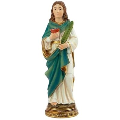 DRW Figur Santa Lucia Harz handbemalt 11 cm DRW Figur Santa Lucia Harz handbemalt 11 cm