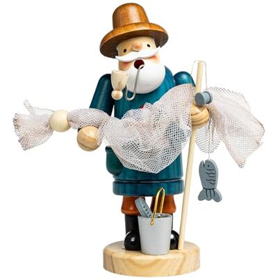 SIKORA RM-A Räuchermännchen aus Holz 3 Größen Verschiedene Motive, Farbe/Modell:A35 blau Angler, Höhe in cm:Höhe ca. 15 cm SIKORA RM-A Räuchermännchen aus Holz 3 Größen Verschiedene Motive, Farbe/Modell:A35 blau Angler, Höhe in cm:Höhe ca. 15 cm