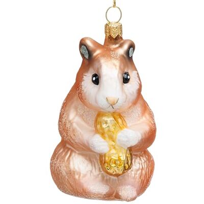 SIKORA Hamster besondere Weihnachtskugel Glas Weihnachtsmann Christbaumschmuck Deko Figur Weihnachten Anhänger Ornament Premium Line BS070 SIKORA Hamster besondere Weihnachtskugel Glas Weihnachtsmann Christbaumschmuck Deko Figur Weihnachten Anhänger Ornament Premium Line BS070