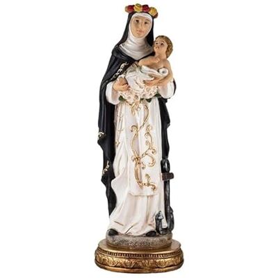 DRW Figur Santa Rosa aus Harz, handbemalt, 30 cm DRW Figur Santa Rosa aus Harz, handbemalt, 30 cm