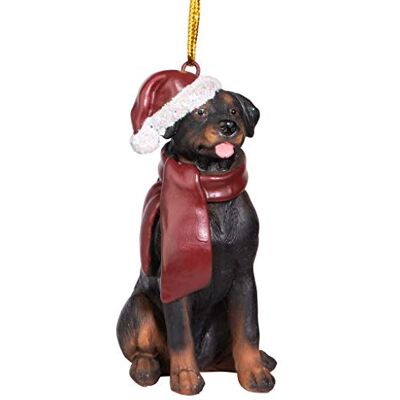 Design Toscano Christmas Ornaments, Weihnachten Rottweiler Ferienhundeornamente Design Toscano Christmas Ornaments, Weihnachten Rottweiler Ferienhundeornamente