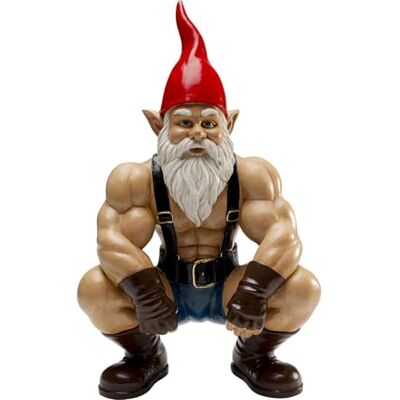Kare Design Deko Figur Zwerg Muscle, Mehrfarbig, XL, Deko Objekt, Wohnaccessoires, Zwerg mit Muskeln, hockend, 48x29x17 cm Kare Design Deko Figur Zwerg Muscle, Mehrfarbig, XL, Deko Objekt, Wohnaccessoires, Zwerg mit Muskeln, hockend, 48x29x17 cm