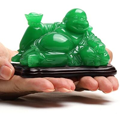 Generic Happy Buddha Statue grün sitzender lachender Buddha Feng Shui Figuren Reichtum und Glück für Zuhause und Büro Dekor – inspirierende, religiöse Happy Samll Geschenke, 13,5 x 9,9 x 8,9 cm Generic Happy Buddha Statue grün sitzender lachender Buddha Feng Shui Figuren Reichtum und Glück für Zuhause und Büro Dekor – inspirierende, religiöse Happy Samll Geschenke, 13,5 x 9,9 x 8,9 cm