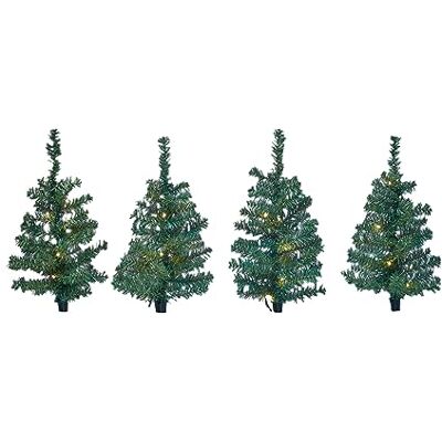 Spetebo Lichterbäumchen Gartenstecker 50 cm 4er Set LED Weihnachts Deko Außen Tannenbäume Christbaum Tanne Weihnachtsbaum Kunstbäume Kunsttannen Grün Künstliche Christbäumchen Minibäume Nadeloptik Spetebo Lichterbäumchen Gartenstecker 50 cm 4er Set LED Weihnachts Deko Außen Tannenbäume Christbaum Tanne Weihnachtsbaum Kunstbäume Kunsttannen Grün Künstliche Christbäumchen Minibäume Nadeloptik