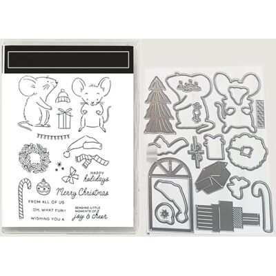 Aruieys Klarstempel & Metallstanzen Set, Weihnachten 2026 Neu Halloween, DIY Scrapbooking Basteln für Geburtstag‑ und Feiertags‑Grußkarten Aruieys Klarstempel & Metallstanzen Set, Weihnachten 2026 Neu Halloween, DIY Scrapbooking Basteln für Geburtstag‑ und Feiertags‑Grußkarten