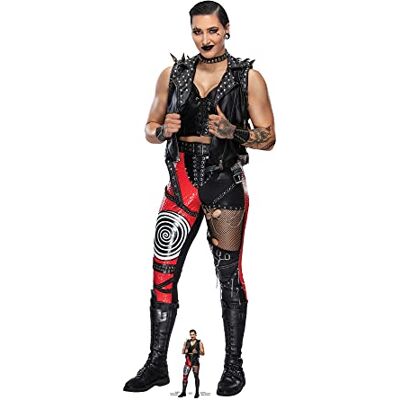 STAR CUTOUTS SC4264 Rhea Ripley WWE Pappaufsteller in Lebensgröße mit Mini-Wrestling-Stern STAR CUTOUTS SC4264 Rhea Ripley WWE Pappaufsteller in Lebensgröße mit Mini-Wrestling-Stern