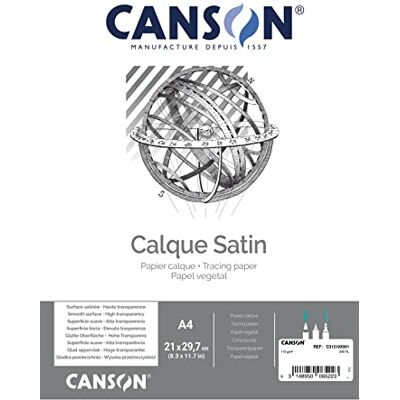 Canson Weiß 250 Blätter Glänzendes A4 Zeichenpapier - Papier Canson Weiß 250 Blätter Glänzendes A4 Zeichenpapier - Papier