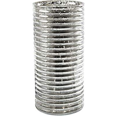 Sandra Rich Zylinderglas, Windlicht, Kerzenglas, Vase, Glas Groove Silber verspiegelt. 23 cm. Sandra Rich Zylinderglas, Windlicht, Kerzenglas, Vase, Glas Groove Silber verspiegelt. 23 cm.