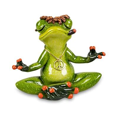 formano Frosch Yoga Hippie Dekor Figur Dekofigur (Frosch sitzend) formano Frosch Yoga Hippie Dekor Figur Dekofigur (Frosch sitzend)