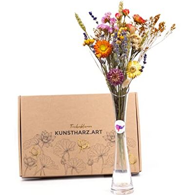 ART Echte & natürliche getrocknete Blumen DIY Mini Blumenstrauß Set, Geschenk Muttertag & Ostern, Osterdekoration & Trockenblumen Boho Deko & Gastgeschenk Hochzeit, Dekoration Frühling ART Echte & natürliche getrocknete Blumen DIY Mini Blumenstrauß Set, Geschenk Muttertag & Ostern, Osterdekoration & Trockenblumen Boho Deko & Gastgeschenk Hochzeit, Dekoration Frühling