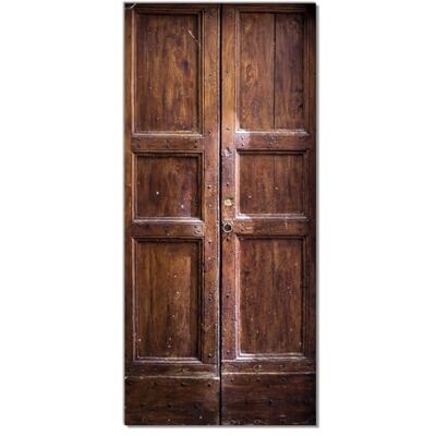 Wallario Selbstklebende Türtapete Holztür braun Türposter 93 x 205 cm Abwischbar, rückstandsfrei zu entfernen Wallario Selbstklebende Türtapete Holztür braun Türposter 93 x 205 cm Abwischbar, rückstandsfrei zu entfernen
