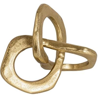 Bloomingville Goldfarbene abstrakte Metallfigur Bloomingville Goldfarbene abstrakte Metallfigur