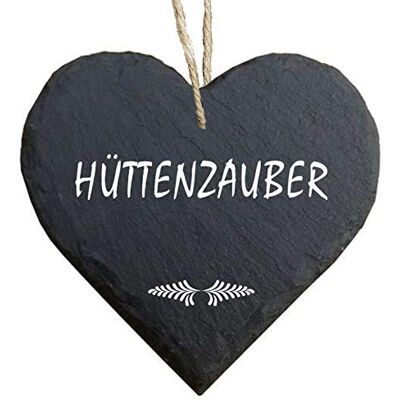 Homeyourself Herz Schieferherz Schiefer Schieferschild 10 x 10 cm Hüttenzauber schwarz Dekoschild Wandschild Schild Stein Geschenk Homeyourself Herz Schieferherz Schiefer Schieferschild 10 x 10 cm Hüttenzauber schwarz Dekoschild Wandschild Schild Stein Geschenk