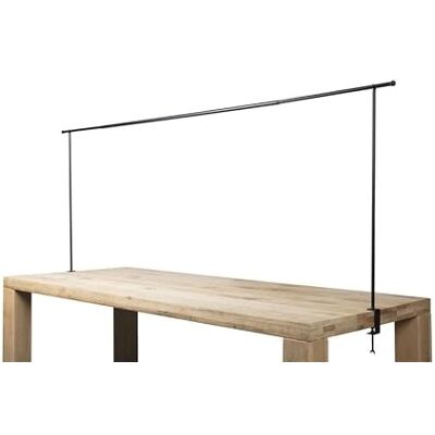 Spetebo Deko Tischgestell Rahmen Metall schwarz ausziehbar 220–250 cm Dekostange mit Schraubklemmen, Tisch Dekoration Halter Stange für Weihnachten Ostern Geburtstag Party Spetebo Deko Tischgestell Rahmen Metall schwarz ausziehbar 220–250 cm Dekostange mit Schraubklemmen, Tisch Dekoration Halter Stange für Weihnachten Ostern Geburtstag Party