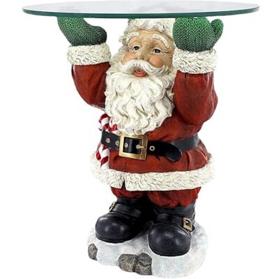 Fangxuee Weihnachts-Snack-Tablett mit Weihnachtsmann-Motiv, Lustige Weihnachts-Dekoration, Langlebig Fangxuee Weihnachts-Snack-Tablett mit Weihnachtsmann-Motiv, Lustige Weihnachts-Dekoration, Langlebig