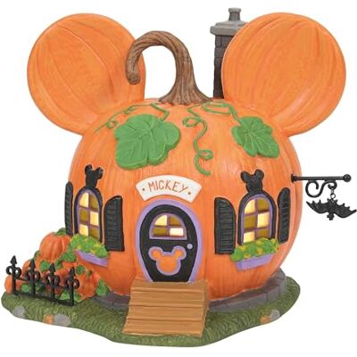 Department 56 Disney Village Halloween Mickey Mouse Pumpkintown House Lit Building, 14 cm, Mehrfarbig Department 56 Disney Village Halloween Mickey Mouse Pumpkintown House Lit Building, 14 cm, Mehrfarbig