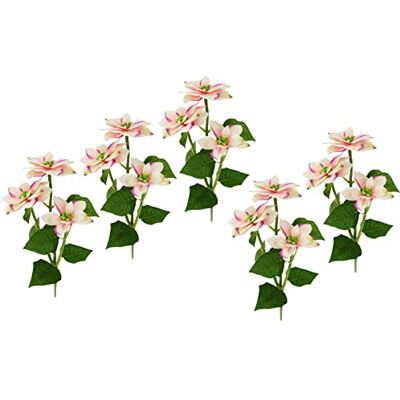 I.GE.A. - Poinsettie - Rosa - 16x28x12 cm - Kunstpflanze I.GE.A. - Poinsettie - Rosa - 16x28x12 cm - Kunstpflanze