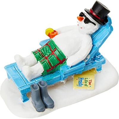 Lemax 12039 Weihnachtsdorf Figur: Entspannender Schneemann Lemax 12039 Weihnachtsdorf Figur: Entspannender Schneemann