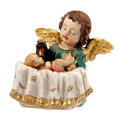 Inmaculada Romero IR Schutzengel Figur 5 cm Detail Mädchen Krippe Harz Kleidung Rosa Inmaculada Romero IR Schutzengel Figur 5 cm Detail Mädchen Krippe Harz Kleidung Rosa