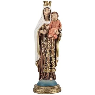 DRW Figur Jungfrau von Carmen, Schutzpatronin der spanischen Marine und der Seeleute aus handbemaltem Harz, 22 cm, Mehrfarbig, Medidas: 7.5x7x22.5 cm DRW Figur Jungfrau von Carmen, Schutzpatronin der spanischen Marine und der Seeleute aus handbemaltem Harz, 22 cm, Mehrfarbig, Medidas: 7.5x7x22.5 cm