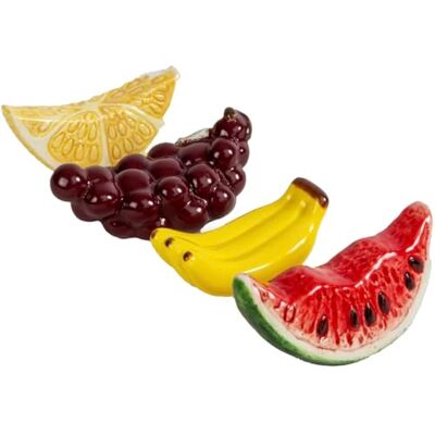 BY ON ByON Fruity Halter für Essstäbchen – 4er-Set – Handgefertigte Stäbchenhalter in fruchtigen Formen – Aus Dolomit-Keramik – Spülmaschinengeeignet – Bunt, 5228660214 BY ON ByON Fruity Halter für Essstäbchen – 4er-Set – Handgefertigte Stäbchenhalter in fruchtigen Formen – Aus Dolomit-Keramik – Spülmaschinengeeignet – Bunt, 5228660214